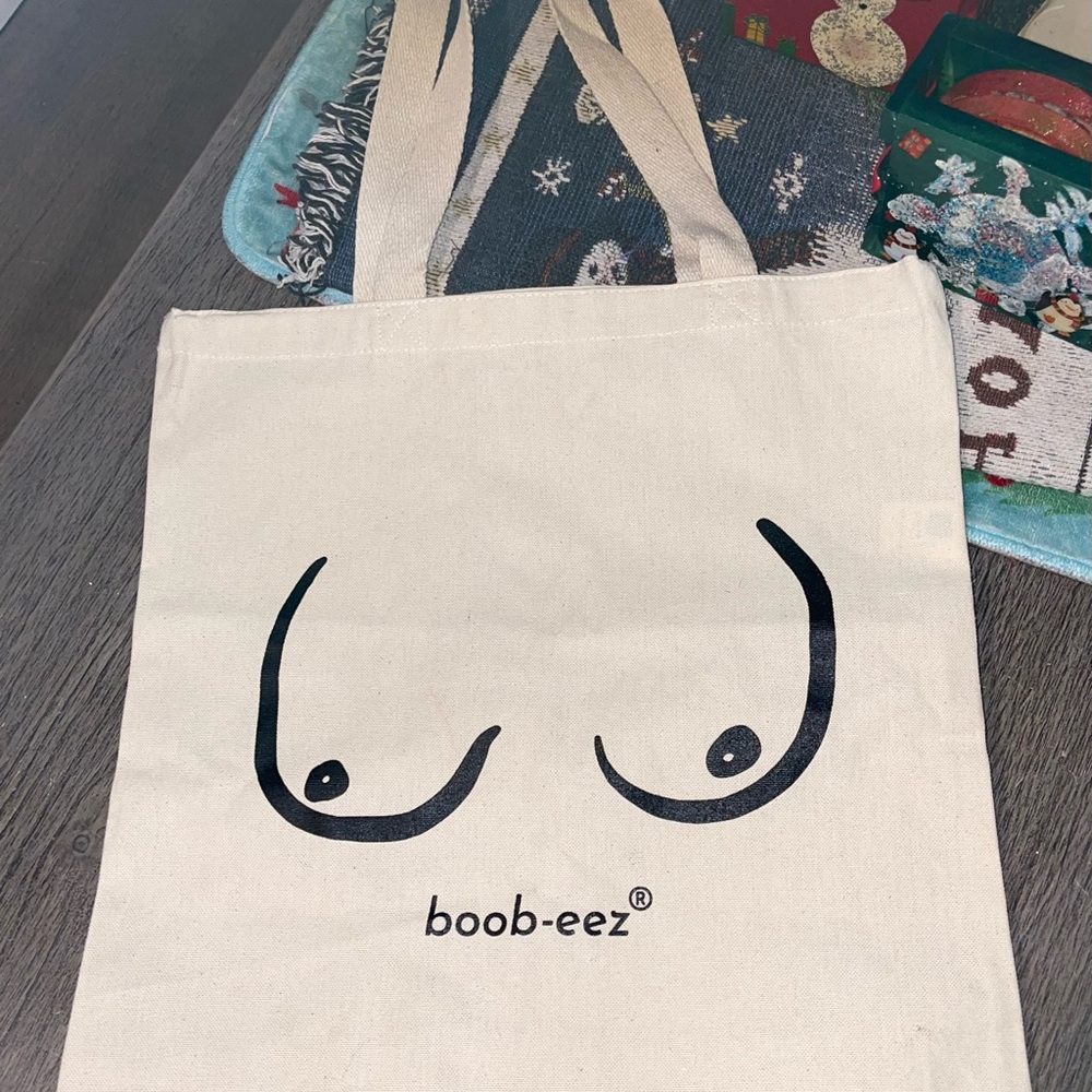 Boob eez breast cancer awareness Tote Bag
